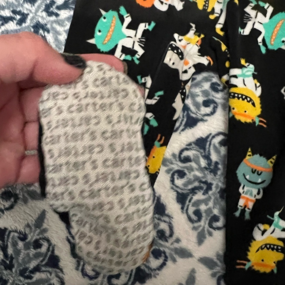 Disney Pixar Toy Story Pajama’s 18 month Baby Colorful Monsters 18 Footies pj’s - Picture 8 of 8